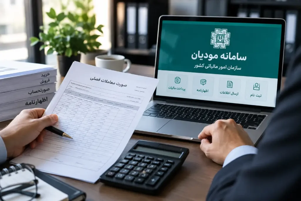 سامانه مودیان یا صورت معاملات فصلی